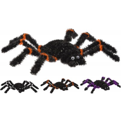Фигурка паука из мишуры. Размеры в ассортименте,  6-34592 - купить  в магазине Украфлора по лучшей цене